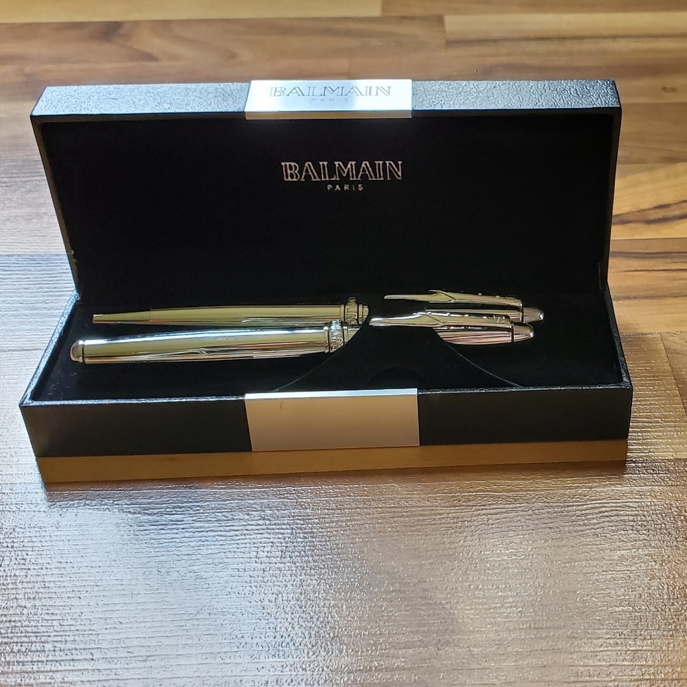 Balmain Paris Ball Point Pens Set